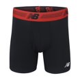 thumbnail image 4 of Calzoncillos bóxer New Balance para hombre, paquete de 6 unidades, color rojo y negro, talla S, 4 of 5