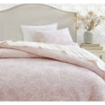 thumbnail image 3 of Studio 16, Toronto - Colette Cotton Matelassé Duvet Cover Set (Full/Queen) with 1/2" Flange Detailing-Elegant Floral Design - Rose, 3 of 9
