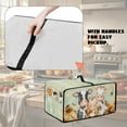 thumbnail image 5 of Renewold Toaster Oven Protective Cover Polyester Countertop Appliance Cover for Countertop Convection Oven Air Fryer Kitchen Accessories, 20.5 x 16.5 x 10 Inches, Cute Cow Sunflower, 5 of 7