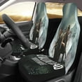 thumbnail image 3 of 2PCS Walking Dead Seat Cover for Women Men Washable Soft Thin Driver Seat Protector for Auto SUV Truck Auto Accessories, 3 of 8