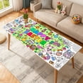 thumbnail image 4 of HuiXinOu Easter Paper Placemats Kids Doodle Activity Table Cover Disposable Waterproof for Party Dining Holiday Decor, A, 4 of 6