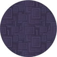 thumbnail image 1 of Ahgly Company Tapis d'Intérieur Lavables en Machine, Ronds, Transitionnels, Pourpre Profond, 8' Ronds, 1 of 7