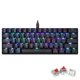 thumbnail image 1 of 61 mecánico RGB fantasma mini size led / SMD de moda multifuncionales con cable de escritorio para juegos Interruptor rojo Yotijar Teclado mecánico, 1 of 10