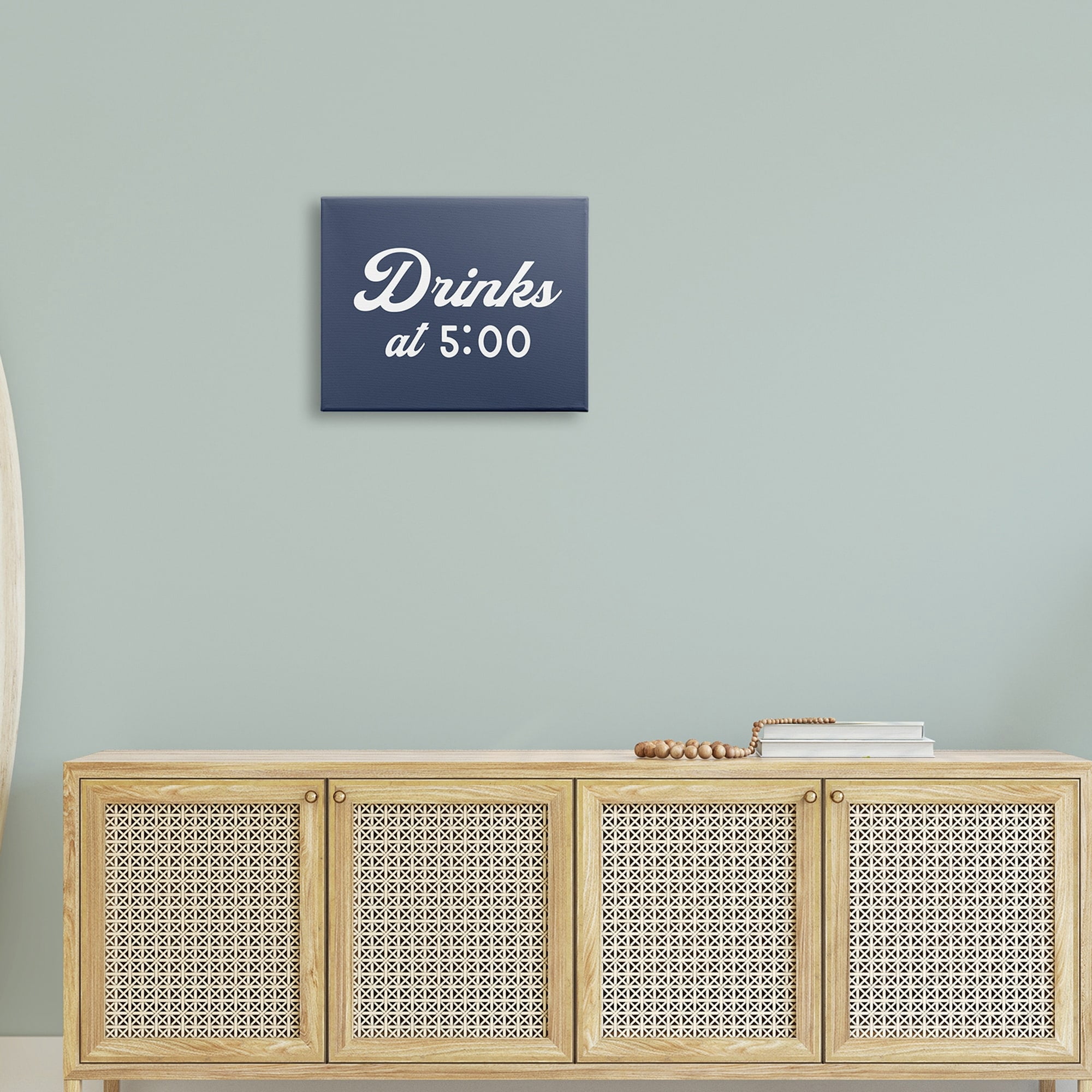 Stupell Industries Drink at Five Fun Nautical Party Sign,20 x 16, Design by Daphne Polselli