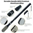 thumbnail image 4 of BTideas Toe Gap Cleaning Brush, 18.82"-25.98" Telescopic Long Handle Foot Brush with Foot File, 4 of 7