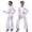 Beige, variant on Shiny 70s Disco Set, Adult V-Neck Bell Sleeve Top & Flare Pants with Headband for Halloween & Party, Hippie Costume, 1 PC White XL