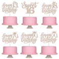 thumbnail image 3 of Decoración De Pastel De Feliz Cumpleaños 13 16 18 21 30 40 50 60 70, 3 of 4