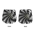 thumbnail image 4 of Disketp 3D Vortex Illusion Print Women's Shorts Workout Shorts for Athletic Gym Running Shorts with Phone Pockets X-Large, 4 of 8