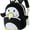 Black Penguin, variant on ATAIKU Toddler Backpacks for Boys and Girls 2-5 Years, 10 Inch Plush Backpack 3D Animal Cartoon Mini Backpack for Preschool Kindergarten - Cow