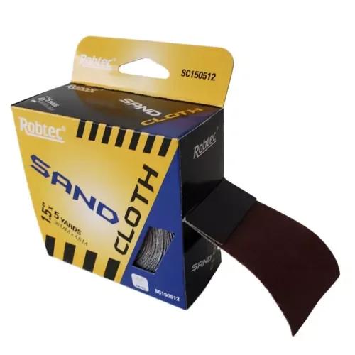 Robtec Sand Cloth, 120 Grit, 1.5" X 5 Yards
