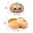 thumbnail image 3 of Surprise Dumpling Squishy Stress Ball with Steamer, Soft Squeeze Decompression Dough, Mystery Gift Box, Glitter Dumpling Squishy, Bun Squishy, 3 of 9