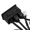 thumbnail image 3 of Car AN Navigation Machine 4 Pin 6 Pin Change USB+TYPE-C+RCA Audio Input AUX Port Panel Interface Extension Cable Adapter Panel, 3 of 12