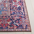 thumbnail image 6 of SAFAVIEH Tuscon Alondra Oriental Machine Washable Area Rug, Red/Navy, 5' x 8', 6 of 13