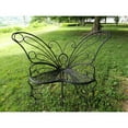 thumbnail image 2 of Hi-Line Gift Ltd Garden Décor Butterfly Chair, 45 by 24 by 42-Inch, Antique Black, 2 of 2