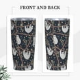 thumbnail image 2 of 20oz Tumbler With Lid And Straw, Sloths In Tree Vacuum Insulated Iced Coffee Mug Reusable Travel Cup Stainless Steel Water Bottle, 2 of 6