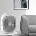 thumbnail image 2 of 1Set Electric Handheld Fan Portable Mini for Student Parties White ABS, 2 of 8
