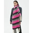thumbnail image 5 of YooGuoGuo Color Stripe Scarf for Women Vintage Scarf for Fall Winter Pashmina Rave with Tassels Warm Scarf Shawl Blanket Trendy, 5 of 9