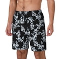 thumbnail image 2 of Daiia Flower Mens Swim Trunks Swim Shorts Quick Dry Swim Shorts with Mesh Lining Pockets-3X-Large, 2 of 9
