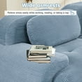 thumbnail image 5 of Alvantor 117" Modular Sectional Sofa Corduroy Oversized L-Shaped Cloud Couch with Movable Ottomans Upholstered Sofa for Living Room Bedroom, No Assembly Required, 3-Seats, Blue, 5 of 13