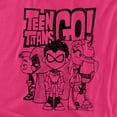 thumbnail image 2 of Teen Titans Go Team Up Women's T Shirt, Hot Pink, Medium, 2 of 6
