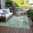 thumbnail image 6 of Addison Rugs Chantille Indoor/Outdoor Transitional Watercolors Green Washable Rectangle Rug, 9' x 12', 6 of 6