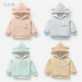 thumbnail image 2 of XBASW Infant Baby Girls Boys Bear Ears Hooded Jackets Warm Coat Fall Winter Toddler Casual Outerwear 3M-4T, 2 of 9