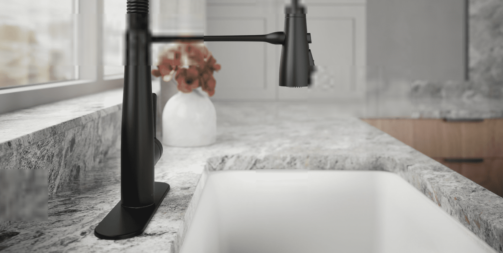 Open Box Kohler Vind Semi-Professional Pull-Down Kitchen Sink Faucet