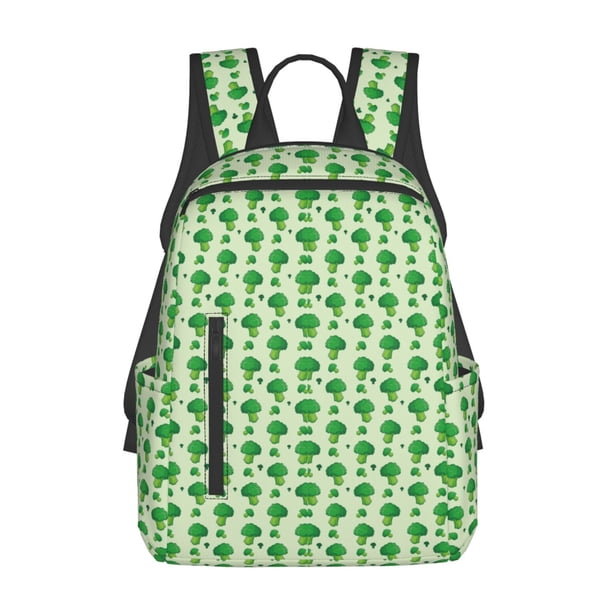Disketp Broccoli 1 Mochila Ligera e Impermeable, Mochila de Día Resistente para Viajes, Senderismo y Uso Diario para Hombre y Mujer
