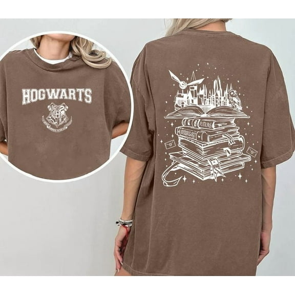 Unisex Harry Potter, Hogwarts Graphic T-Shirt, Sizes S-5XL, Tbun