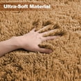 thumbnail image 5 of Lalado 9ft x 12ft Area Rug, Soft Fluffy Indoor Shag Area Rugs for Living Room Bedroom Decor Carpet, Camel/Brown, 5 of 11