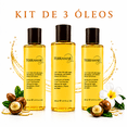 thumbnail image 1 of Kit de 3 Óleos para el Cabello Terramar Nutre, Repara y Protege con Extractos Oleosos de Argán, Macadamia y Monoi de Tahití 98 ml, 1 of 5