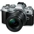 thumbnail image 2 of Olympus OM-D E-M5 Mark III Mirrorless Camera with 12-45mm Lens (Silver) with Advanced Accessory Bundle: SanDisk 128GB Extreme SDXC, Universal Speedlite & Much More (31pc Bundle), 2 of 10