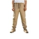 thumbnail image 1 of Pantalones largos para niños, de color liso, con cintura elástica y bolsillos, para adultos, informales y cómodos, de poliéster., 1 of 8