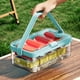 thumbnail image 1 of pstuiky Refrigerador portátil para granos y verduras lonchera cesta para picnic al aire libre caja para almacenar refrigerios y frutas., 1 of 4