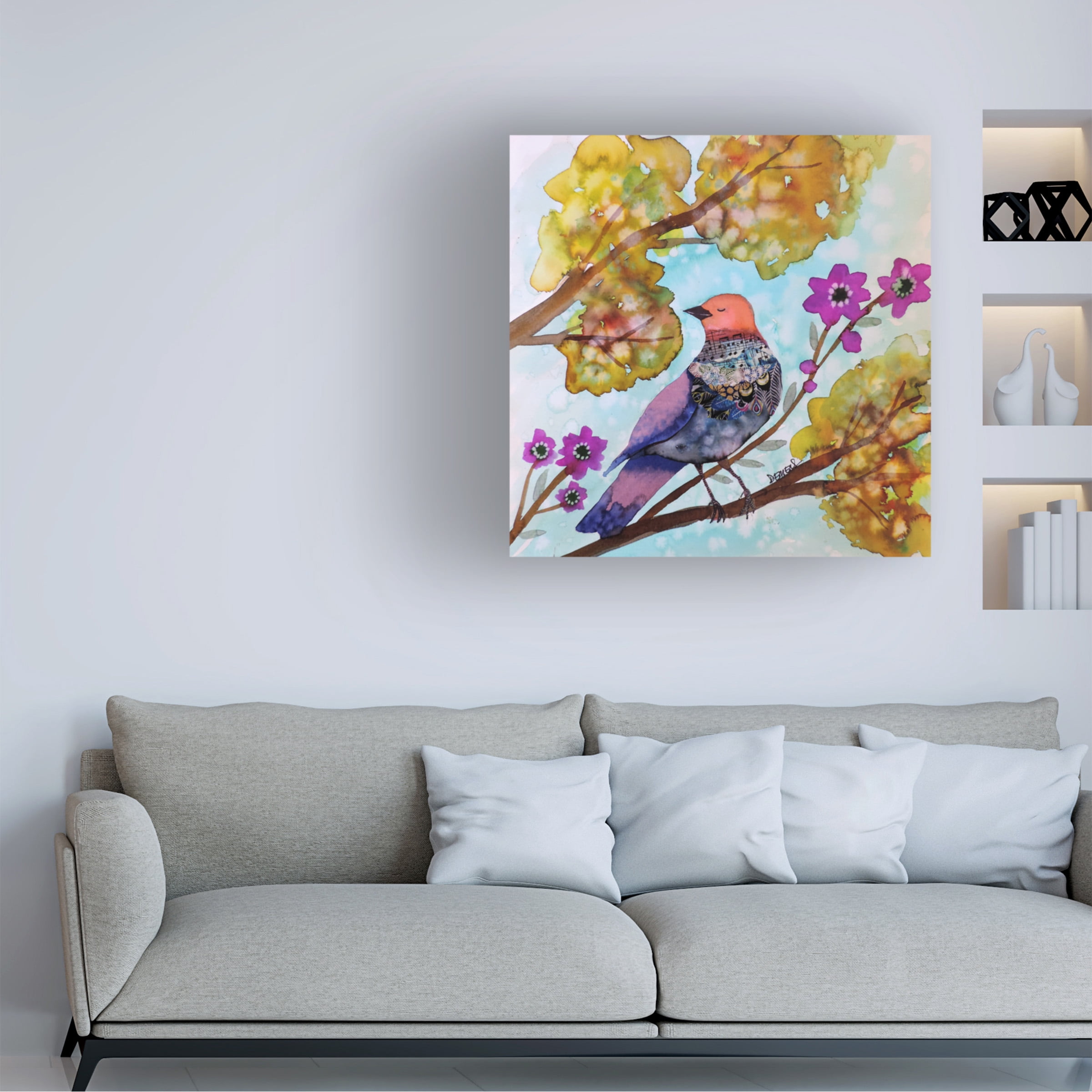 Sylvie Demers 'Le Chant Du Coeur' Canvas Art