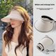 thumbnail image 4 of Sombrero para el sol plegable de ala grande para mujer, protección UV, gorra de verano transpirable, gorra de béisbol versátil que cubre la cara de China continental, 4 of 5
