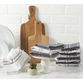 thumbnail image 2 of Design Imports 70316A Gray Ribbed Terry Dishcloth - Set of 12, 2 of 2