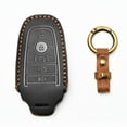 thumbnail image 6 of OFFCURVE Leather Key Cover Fits for Ford Car Key Fob Cover Case Compatible with Ford Mustang Fusion F250 F350 F450 F550 Edge Explorer Raptor Smart Key Holder Car Accessories, Black, 6 of 8