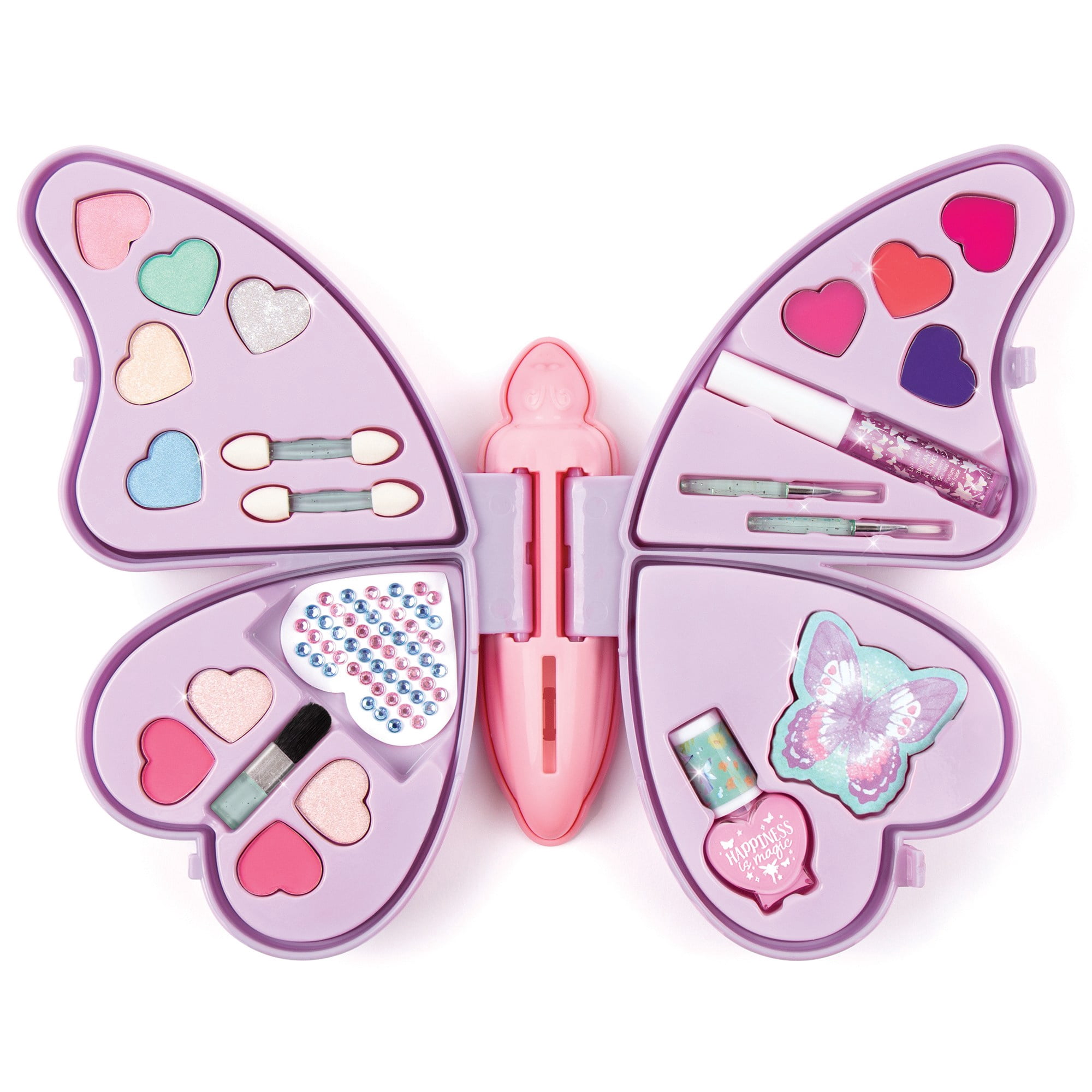 3C4G Butterfly Beauty & Cosmetic Set, 23 Pieces, Kids Ages 8+