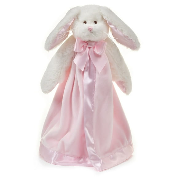 Bearington Baby Snuggler Premium Bunny Plush Stuffed Animal Security Blanket NEW