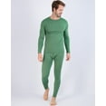 thumbnail image 2 of Real Essentials 4 Piece: Men's Thermal Underwear Sets - Long Sleeve Top & Bottom Fleece Long Johns (Available in Big & Tall), 2 of 5