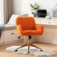 thumbnail image 7 of Adjustable Rebound Strength/Bedroom Vanity Chair/Comfy Alpaca Wool Seating, 7 of 7