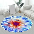 thumbnail image 5 of 3D Irregular Flower Ground Mat With A Diameter Of 60Cm Crystal Velvet - 1X Floor Mat, 5 of 5