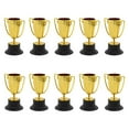 thumbnail image 2 of 10 mini trofeos portátiles, resistentes y multiusos, pequeños trofeos para niños, para competiciones, , decoraciones de fiestas y ceremonias. Oro, 2 of 10
