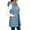 Blue, variant on IUYRTFE Women Longline Hooded Puffer Vest Zip Up Sleeveless Winter Coat with Pockets for Outdoor Travel Daily Wear