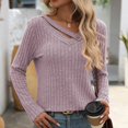 thumbnail image 4 of Nmnitkp Sweaters for Women High Quality Healthy Fabric Women's 2025 Winter Pullover Sweater Casual Long Sleeve Crewneck Loose Chunky Knit Jumper Tops Blouse, 4 of 6
