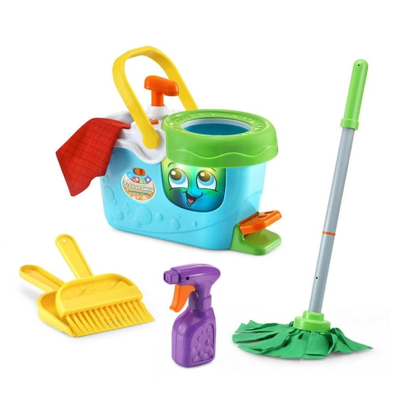Juego de juguetes de limpieza LeapFrog Clean Sweep Learning Caddy de 3 a 5 años