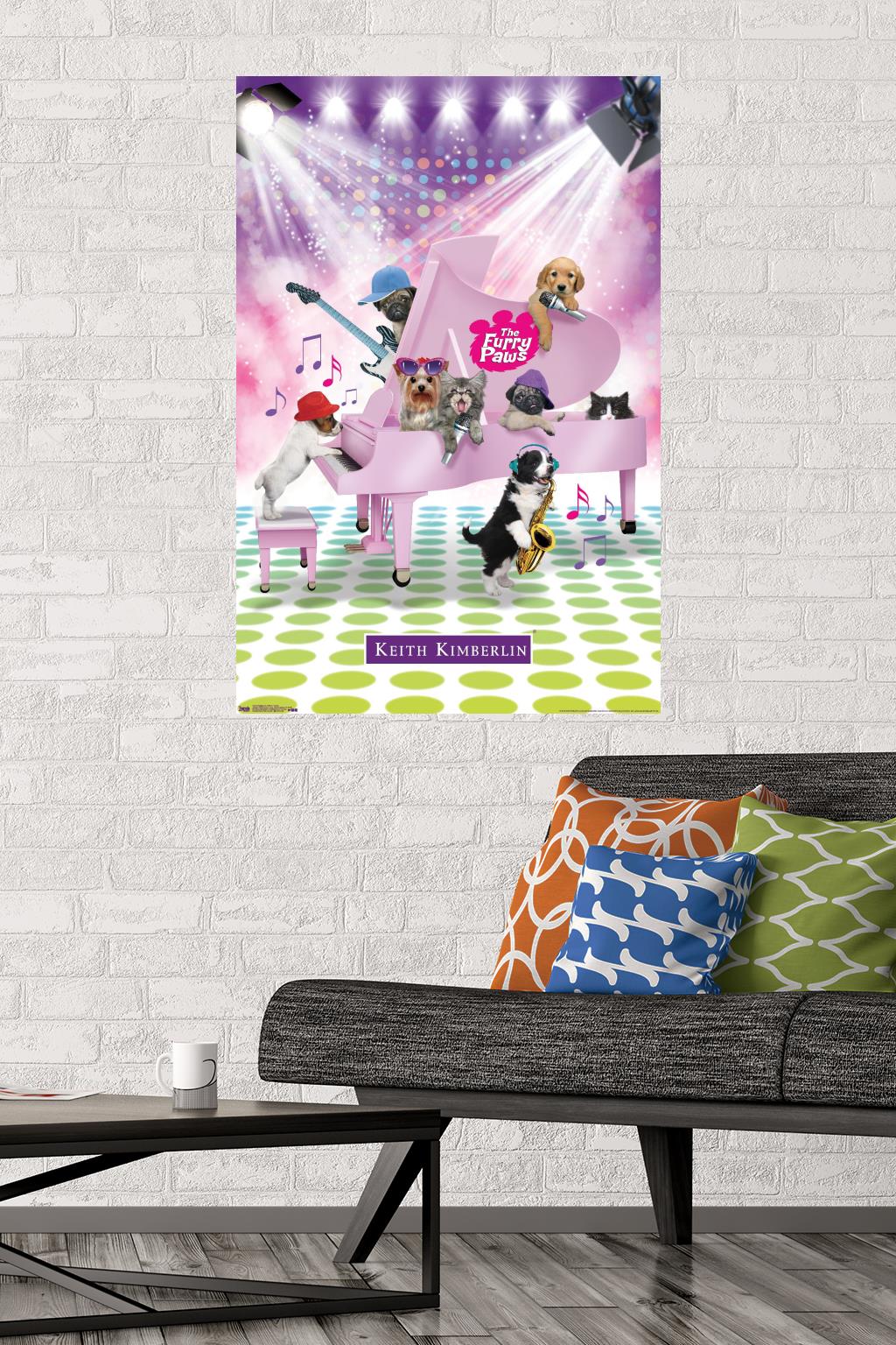 Keith Kimberlin - Puppies and Kittens Band Wall Poster, 22.375" x 34"