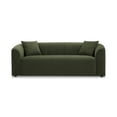 thumbnail image 3 of Cole & Rye Curved 79.53" Sofa, Olive Velvet, 3 of 13