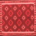 thumbnail image 1 of Ahgly Company Indoor Square Oriental Red Traditional Area Rugs, 6' Square, 1 of 4